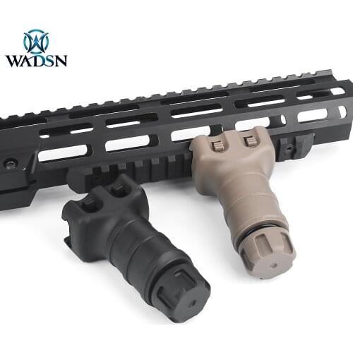 WADSN Tactical TGD Stubby Vertical Hand Stop Plastic Shooting Rifle AR15 M4 Front Handguard Blocker for 20mm Picatinny Rail