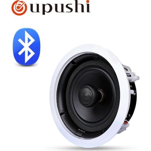 6.5 inch bluetooth in ceiling speaker 8 ohm roof loudspeakers home background system