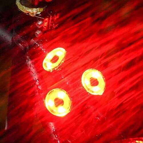 Bicycle Light Aluminum Alloy Bicycle Tail Light Night Accessories Tail Front Bicycle Light LED Safety Riding Warning Light I6Q4