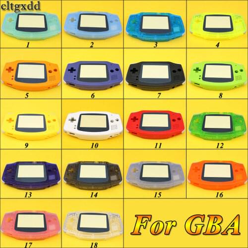 Cltgxdd Housing Shell Case Cover+ Buttons Screen Lens Protector+Stick Label for Gameboy Advance for GBA Console with open tools