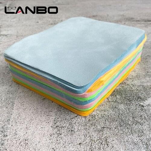 100pcs Eyeglasses Chamois Glasses Cleaner 150*180mm Microfiber Glasses Cleaning Cloth For Lens Phone Screen Cleaning Wipes