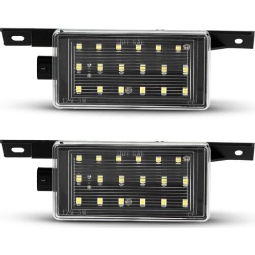 2Pcs LED Luggage Comparment Light Ear Cargo Aera Lamp For Chevrolet Silverado1500 2500 3500 GMC Sierra 1500 2500 Canbus
