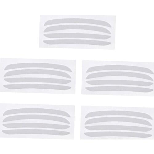 5 Pairs Microblading Disposable Adhesive Eyebrow Ruler Sticker Measure Tool