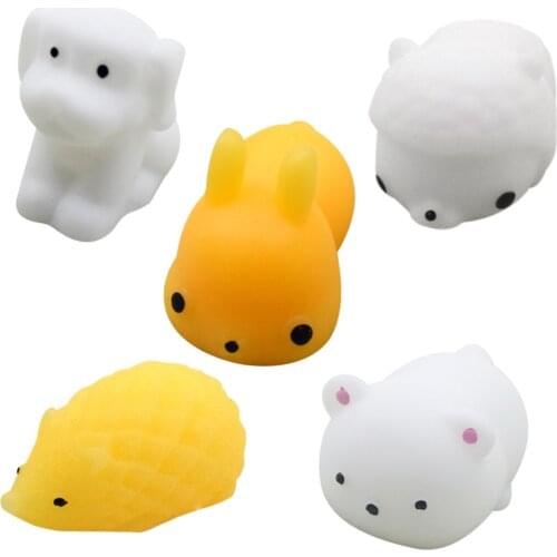 5PCS Squishy Cute Animal Toys Stress Relief Toys Anti Stress Squeeze Rising Funny Antistress Slow Rising Toy антистресс для рук