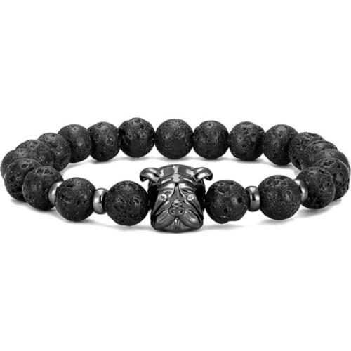 8mm crown elastic gold silver copper cz zircon cubic zirconia beads bohemian Yoga Bracelet agate Onyx Stone Bangles fghr6xc