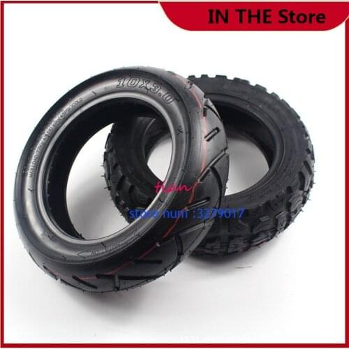 2size10 inch tubeless10x3.0 Without Inner Tube Tyre Tubeless Tire 10x3.0 Fits for Electric Scooter Balance Drive Bicycle Tyre