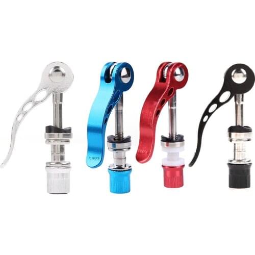 Aluminium Alloy Quick Release Bike Seat Post Clamp Seatpost Skewer Bolt Aluminium Alloy Mountain Bike Seat Tube Clamp Cycling