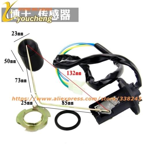 Scooter Fuel Level Sensor Oil Volume Tank Sensor Oil Float Fuel Gauge Chinese Moped Motorcycle Filter Pump Spare Parts CGQ-ABS