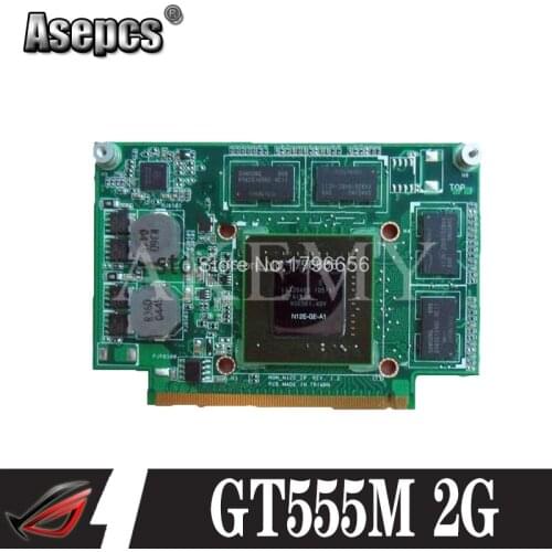 For Asus N75S N75SF N55SF N75SL N55SL GT 555M GT555M N12E-GE2-A1 VGA Video Graphic Card 2GB Laptop 100% Test