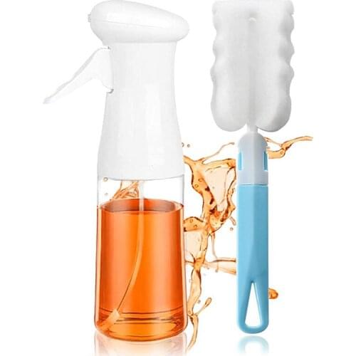 For Cooking,Refillable Olive Oil Spray Bottle Set with Brush Bottle