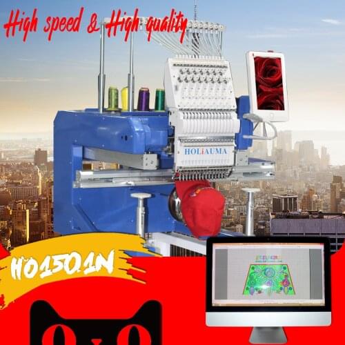HOT SELLING!!! Free gift big discount HO1501N 1 single head 15 colors dabao A15 system japan technology embroidery machine