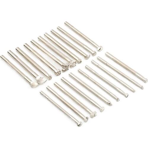 20Pcs Leather Stamp Tools Metal Stamps for Leather Craft Working of The Skin Genuine Cowhide Carving Pattern Flower Totem