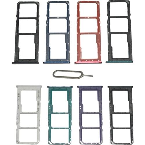 Phone SIM SD Card Trays For Samsung Galaxy A10s A20s A30s A107F A207F A307F Original Phone SIM Chip Card Slot Holder Drawer Part