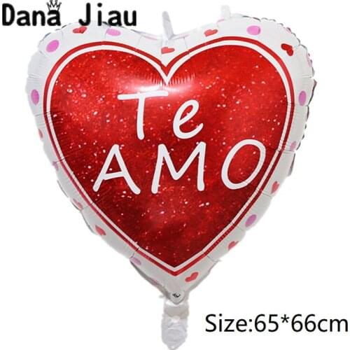 LOVE Valentines Day Red Heart Wedding Party Decoration Foil Balloons Helium Ballon Love Gift Anniversary Day Balls
