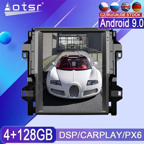 For Toyota Fortuner Radio Tape Recorder Android Multimedia 2016 - 2019 GPS Navi Head unit Tesla Car Stereo Player Auto Audio PX6