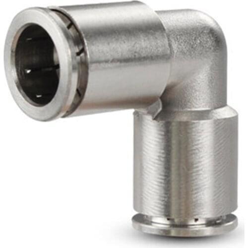 Copper nickel PVT plated pneumatic connector hose connector plastic connector compressor push in quick release pipe 4 6 810 12mm