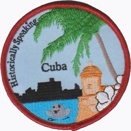 Fashion Patch New arrival Embroidered Patches Made of Twill with PVC Backing High Quality accept Custom MOQ 50pcs