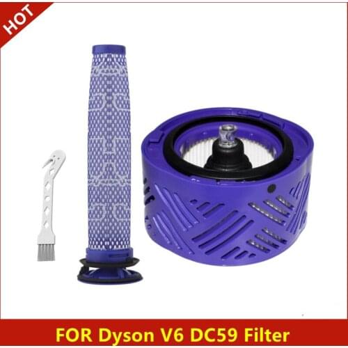 Washable filter parts FOR Dyson V6 Hand held vacuum cleaner Front and rear filter Replacement of accessories