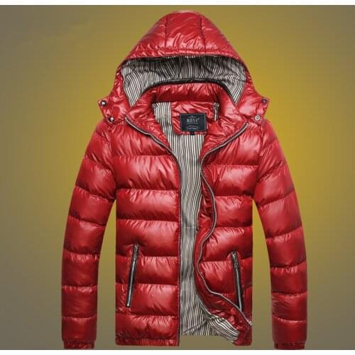 Men Overcoats Mens Brand Clothing L-5XL Winter Mens Coats Warm Thick Male Jackets Padded Casual Hooded Parkas