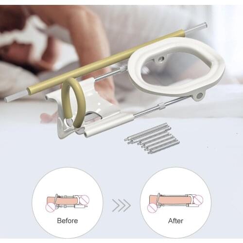 Penis Training Male Ergonomic Design Penis Pump Enlargement Extender Stretcher Kit System Size Adjustable Sex Toys for men