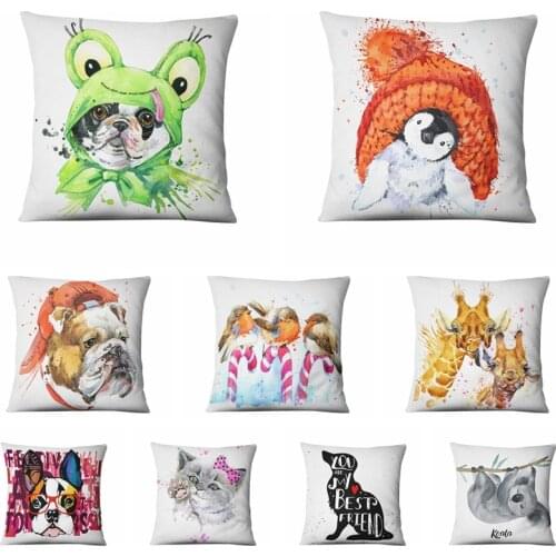 Modern Fashion Printed Pillowcase Christmas Decorations Cushion Decorative Pillows Home Decor Sofa Throw Pillow Almofada Luxo