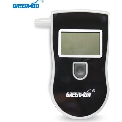 GREENWON New fashion digital professional precise LCD breathlyzer alcohol tester dsiable breathalyzer lock box dropshipping
