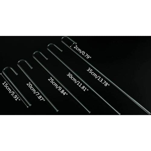 P82C Aquarium Fish Tank Air Tube U-shape Connectors Aerater Oxygen Pump CO2 System Accessories