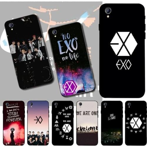 PENGHUWAN Kpop exo Soft Silicone Black Phone Case For Vivo Y91c Y17 Y51 Y67 Y55 Y93 Y81S Y19 Y7S Case