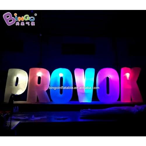 Professional Supplier 6M inflatable alphabet with led lighting for event showing / letters balloons for display - BG-A1216
