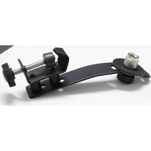 On-Stage Drum Rim Mount Microphone Clip with rubber gasket- for any regular mic