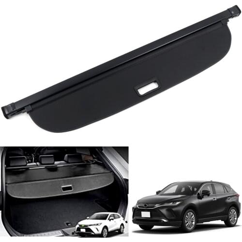 Rear Cargo Cover Trunk Shield Security Retractable Luggage Shade for Toyota Harrier Venza XU80 2020 2021