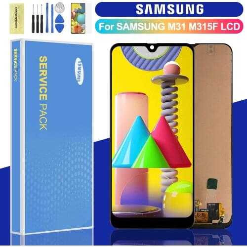 TFT 6.4'' Display For Samsung Galaxy M31 LCD Display Touch Screen Digitizer Assembly For Samsung Galaxy M31 M315 M315F Screen
