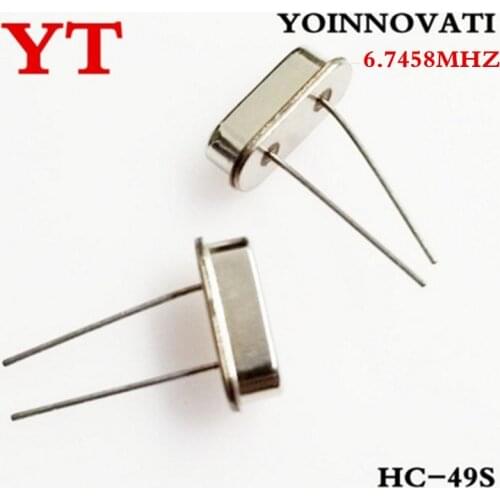1000pcs/lot 6.7458MHZ 6.7458 crystal oscillator best quality
