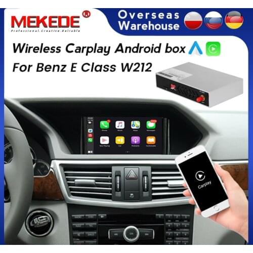 Car Android Multimedia Box for Mercedes Benz E class W212 E200 E300 E400 E500 2009-2015 Wireless Apple CarPlay Android Auto