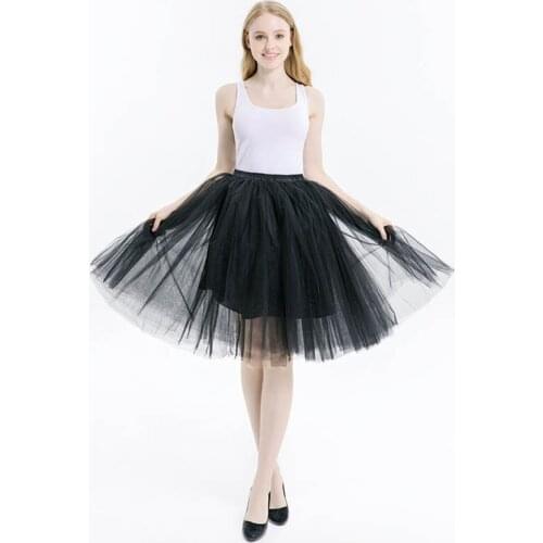 White Short Soft Tulle Petticoat Crinoline Vintage Wedding Bridal Petticoat for Wedding Dresses Underskirt Rockabilly Tutu