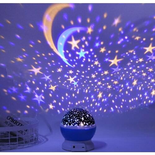 Colorful Starry Sky Projector LED Small Night Light Romantic Projection Light Birthday Gift Party Decoration Party Supplies