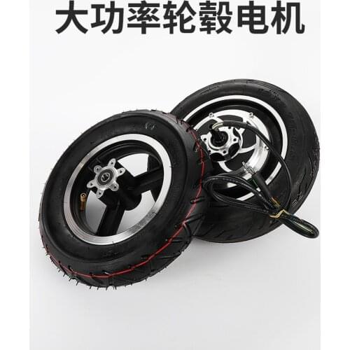 Electric Scooter 8 Inch 10 Inch Motor Tire with Inner and Outer Tires 200x50 Black Red Wheel Hub 36V 48V Scooter Accessories