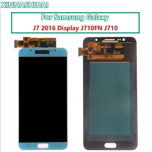 J710 LCD Display For Samsung Galaxy J7 2016 SM-J710FN J710F J710M J710Y J710G J710H Touch Screen Digitizer Assembly 5.5 inch lcd