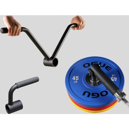 Gym Barbell Attachment T-Bar Row Platform Heavy Duty Landmines Attachment Deadlift Squat V-Bar Core Strength Workout Handle