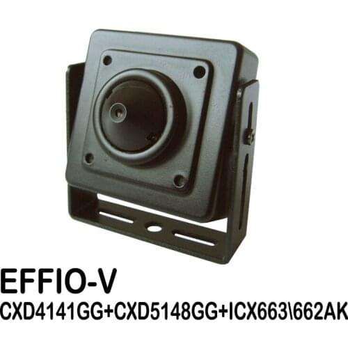 Mini CCTV Surveillance 1/3 Sony CCD Effio-V 800TVL Super Real WDR 0.0003Lux Starlight Miniature Square Mini CCD Camera with OSD