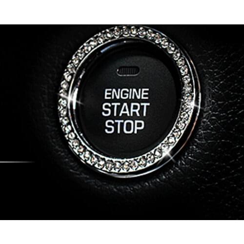 Car one button start button decoration sticker FOR Skoda Octavia Fabia Rapid Superb Yeti Roomster/Mazda 2 3 5 6 CX5 CX7 CX9 Aten