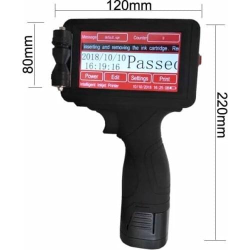 Nataly M7 Plastic Bottle Date Handheld Inkjet Printer For Package