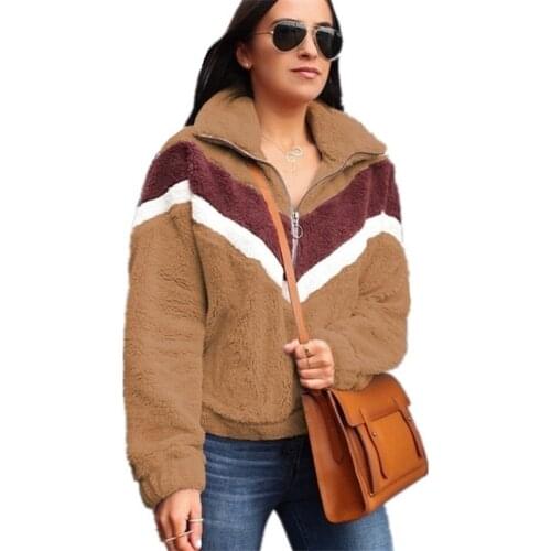 New Women Fleece Hoodies 2019 Long Sleeve Hooded Pullover Sweatshirt Autumn Winter Warm Zipper Pocket Fur Coat Plus Size 5XL