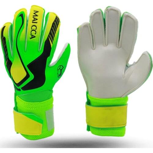 New Latex Kids Men Soccer Goalkeeper Gloves Professional Football Goal Keeper Protection Adult Boys Soccer Goalie Training Guard