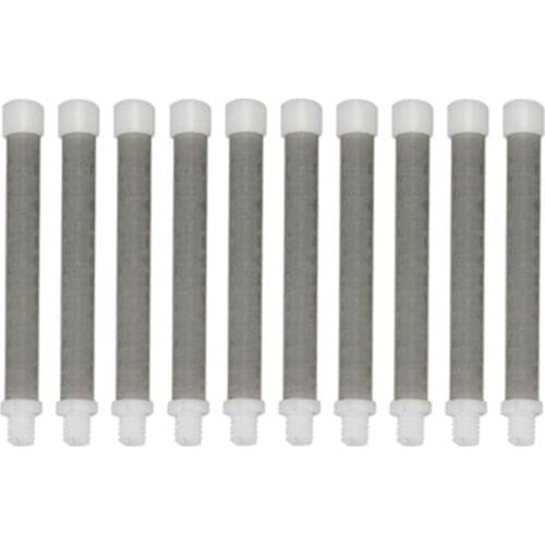 New 10Pc Airless Filter 60 Mesh Airless Spray Filter 304 Stainless Steel for Wagner Airless Paint Spray Corrosion Resistance