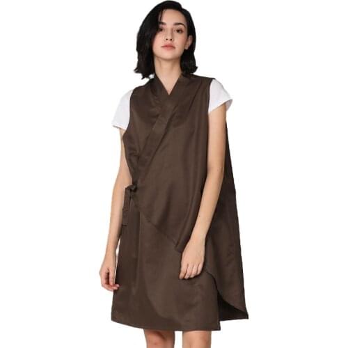 Hairdresser Non Sleeve Adjustable Size Haircut Apron Salon Barber Waterproof Wraps Gown Bib Cloth Cape for Hairdresser Tool 1499