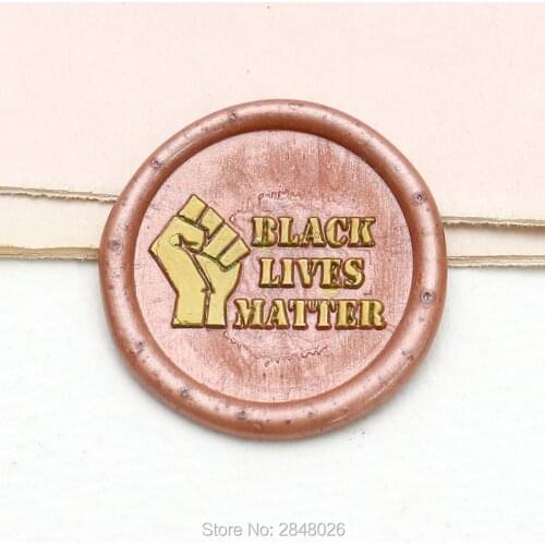 Black lives matter Seal stamp,Seal Stamp Kit,invitation seals,gift packing seal