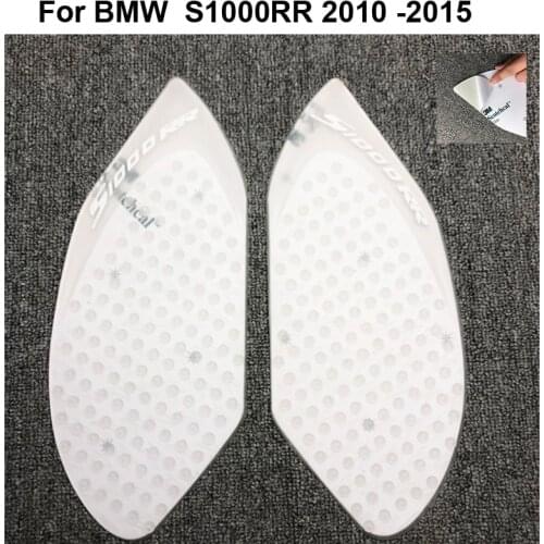 New Transparent Anti slip Fuel Tank Pads Side Gas Knee Grip Traction Pad For BMW S1000R S1000RR 2010 2011 2012 2013 2014 2015