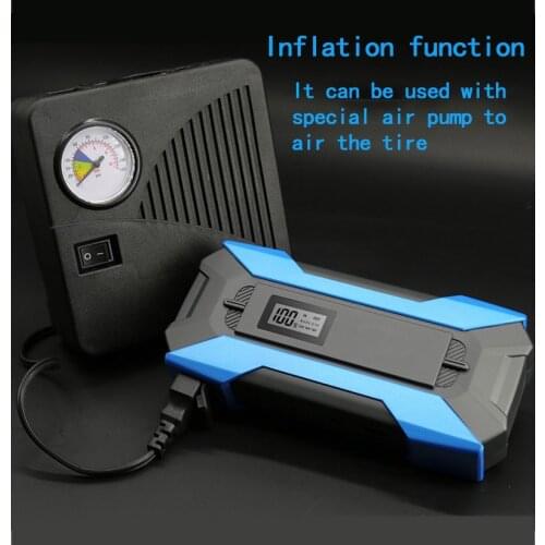 Jump Starter 2000A/1600A Car Booster Power Bank Battery 12V Auto Starting Device Charger Emergency Battery Car Starter