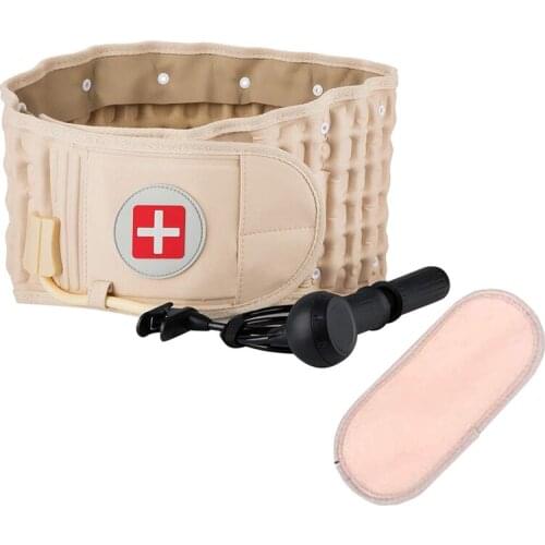 New-Lumbar Decompression Belt Lumbar Support Inflatable Lumbar Traction Belt Size for 29-49 Inches Waist Great Gift